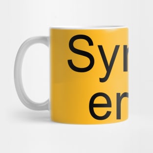 Syntax Error Mug